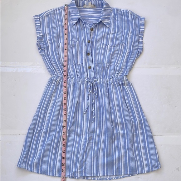 Pink Republic Blue and White Striped Mini Dress Small - Picture 12 of 13